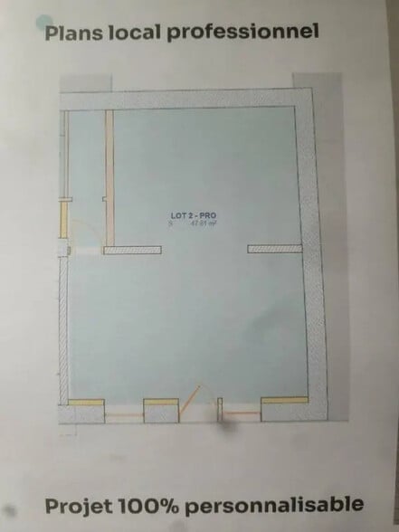 Bureau dans Belleville à vendre - Plan d’étage – Image 1 sur 1