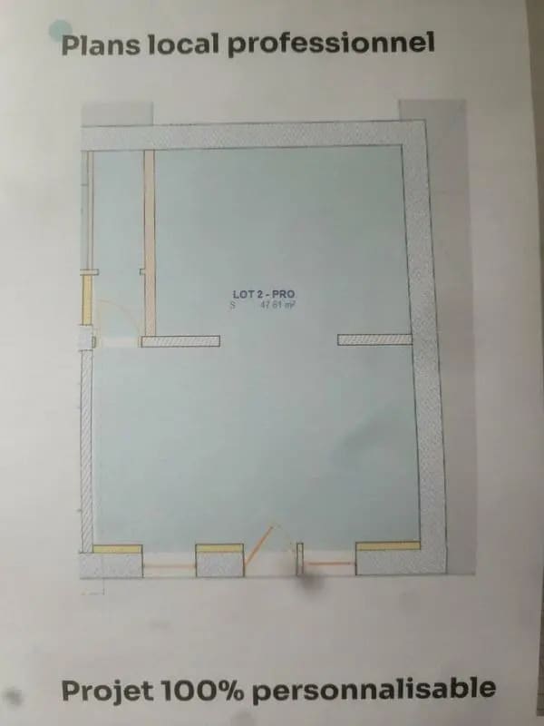 Bureau dans Belleville à vendre Plan d’étage– Image 1 sur 2