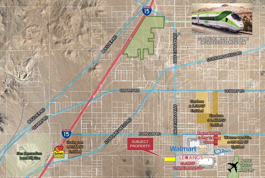 Dale Evans Pkwy&Johnson Rd, Apple Valley, CA à vendre - Photo de l’immeuble – Image 1 sur 2