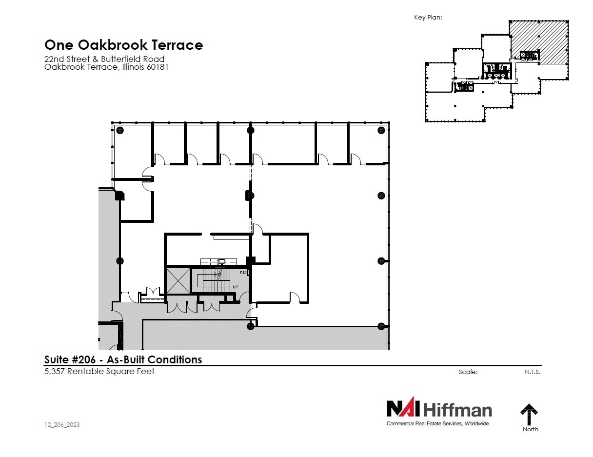 18W200 W 22nd St, Oakbrook Terrace, IL à louer Plan d’étage– Image 1 sur 6
