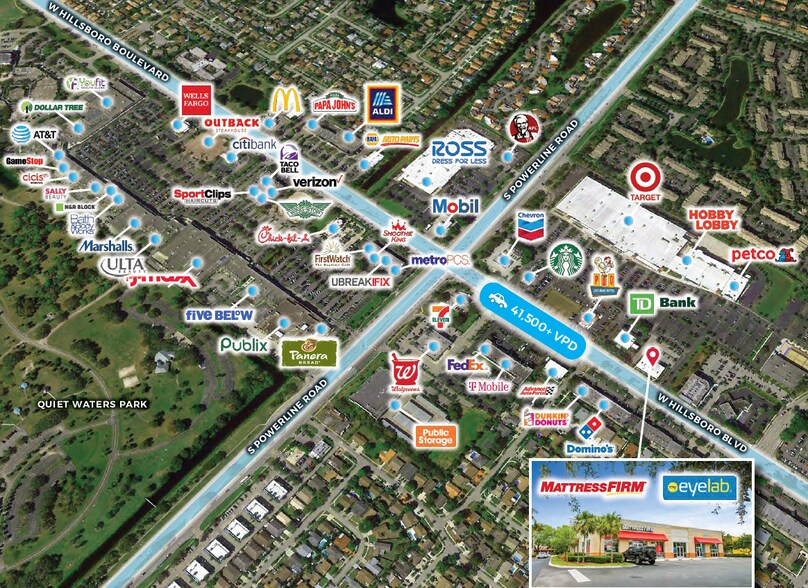 3317-3321 W Hillsboro Blvd, Deerfield Beach, FL à louer - Photo de l’immeuble – Image 3 sur 10
