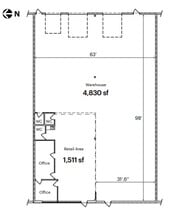 4919-6230 61 Av SE, Calgary, AB à louer Plan d’étage– Image 1 sur 1
