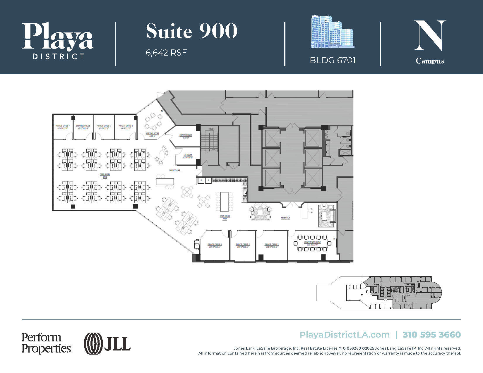 6100 Center Dr, Los Angeles, CA à louer Plan d’étage– Image 1 sur 1