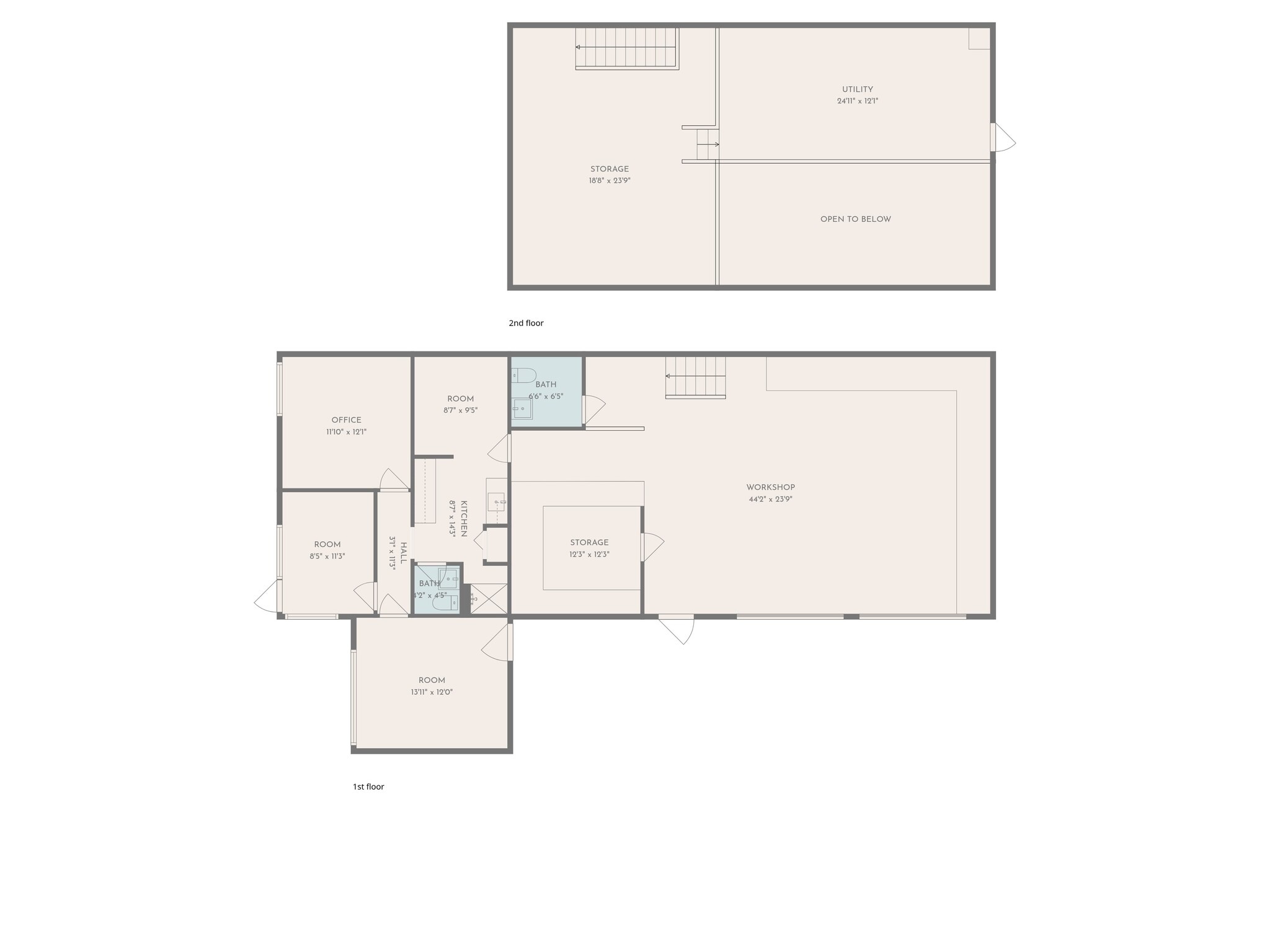 13 SW 10th St, Deerfield Beach, FL à louer Plan d’étage– Image 1 sur 1