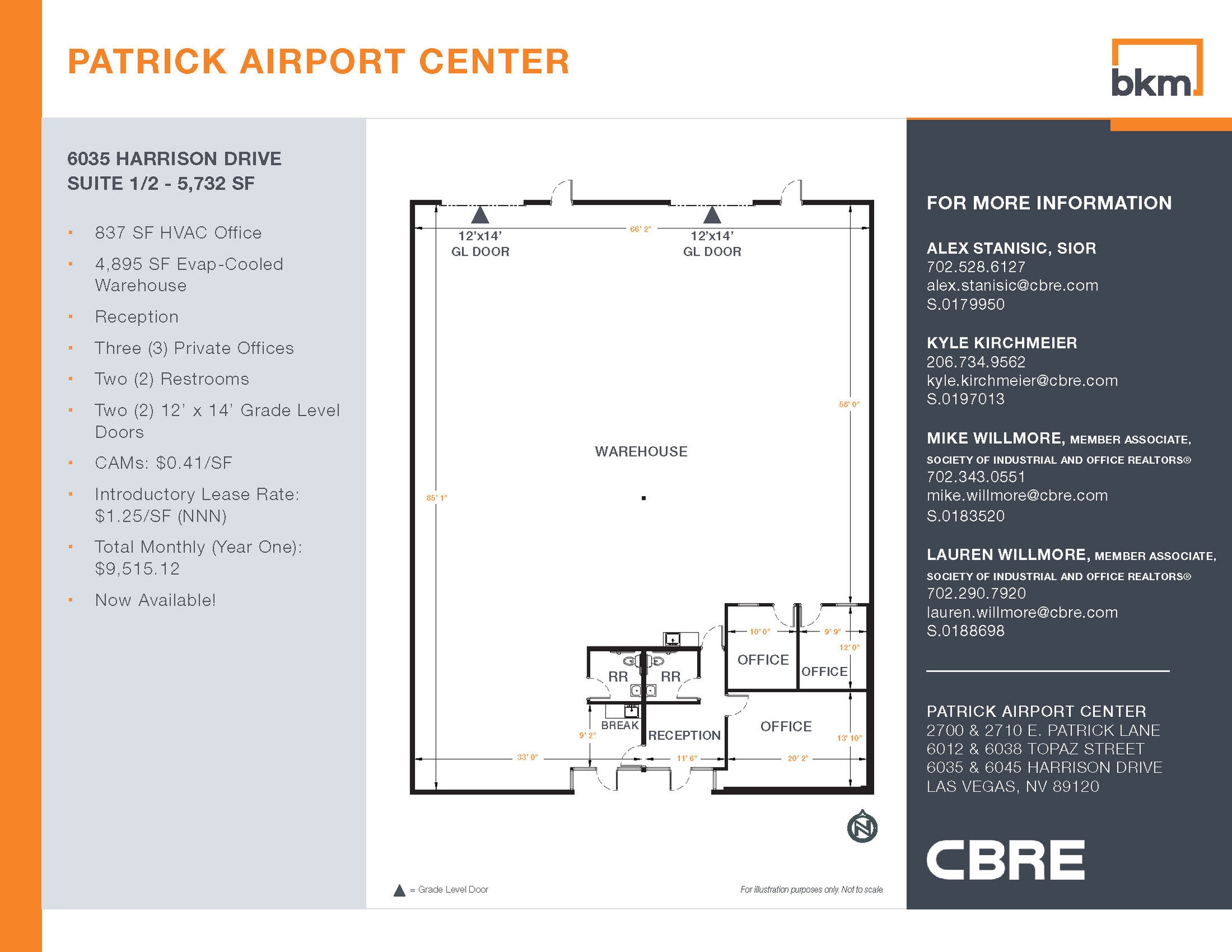 2700 E Patrick Ln, Las Vegas, NV à louer Plan d’étage– Image 1 sur 1