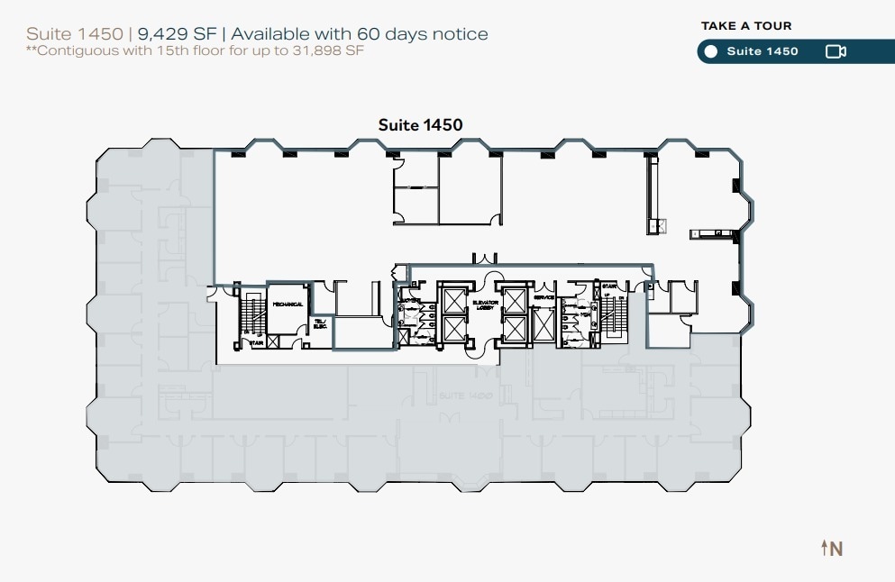 550 W C St, San Diego, CA à louer Plan d’étage– Image 1 sur 1