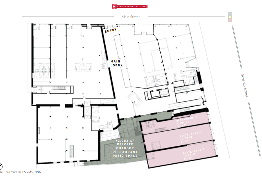 700 S Main St, Los Angeles, CA à louer Plan d’étage– Image 1 sur 1