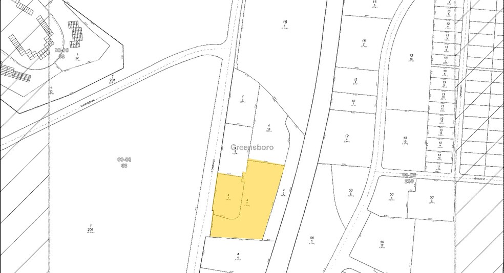 1126 N Church St, Greensboro, NC à louer - Plan cadastral – Image 2 sur 4