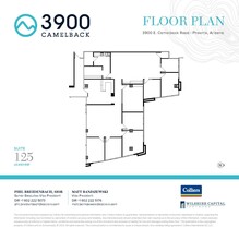 3900 E Camelback Rd, Phoenix, AZ à louer Plan d’étage– Image 1 sur 2