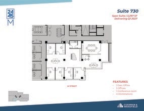 2445 M St NW, Washington, DC à louer Plan d’étage– Image 1 sur 1