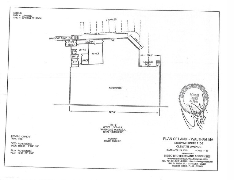 108 Clematis Ave, Waltham, MA à louer - Plan d’étage – Image 3 sur 27