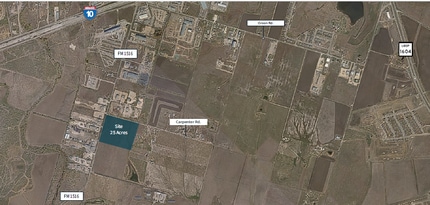 2252 FM 1516, Converse, TX - VUE AÉRIENNE  vue de carte