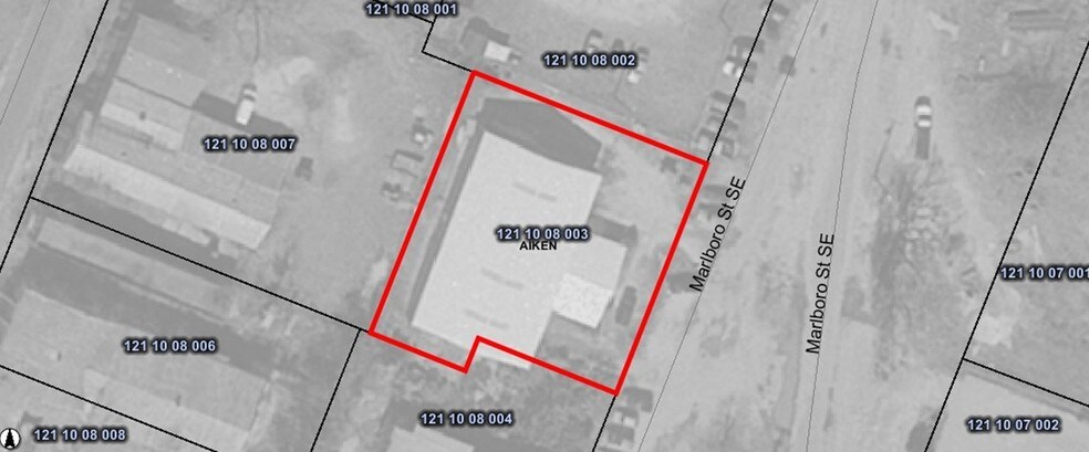 231 Marlboro St SE, Aiken, SC à vendre - Plan cadastral – Image 2 sur 2