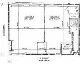 401 8th St SE, Washington, DC à louer Plan d’étage– Image 2 sur 3