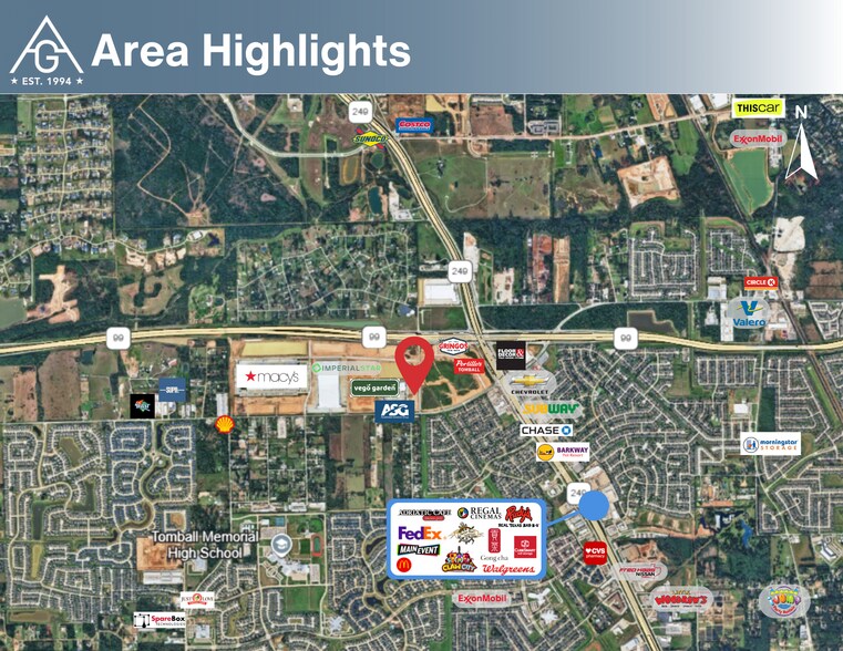 NWC Rocky & Boudreaux Rd, Tomball, TX à vendre - Photo principale – Image 1 sur 4
