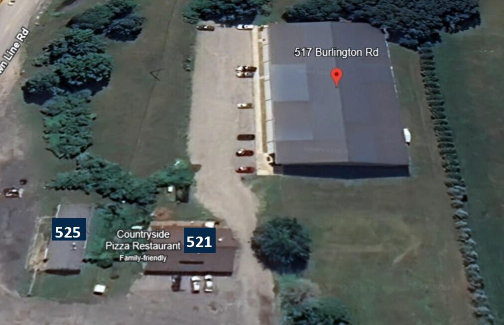 517-525 Burlington Road  - 3 Buildings portefeuille de 3 biens à vendre sur LoopNet.fr Aérien– Image 1 sur 9