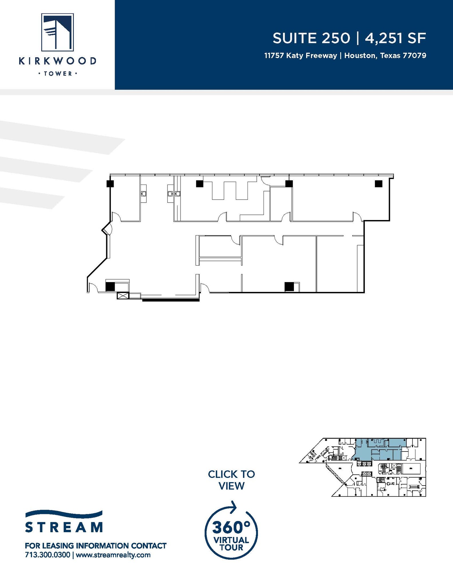 11757 Katy Fwy, Houston, TX à louer Plan d’étage– Image 1 sur 1