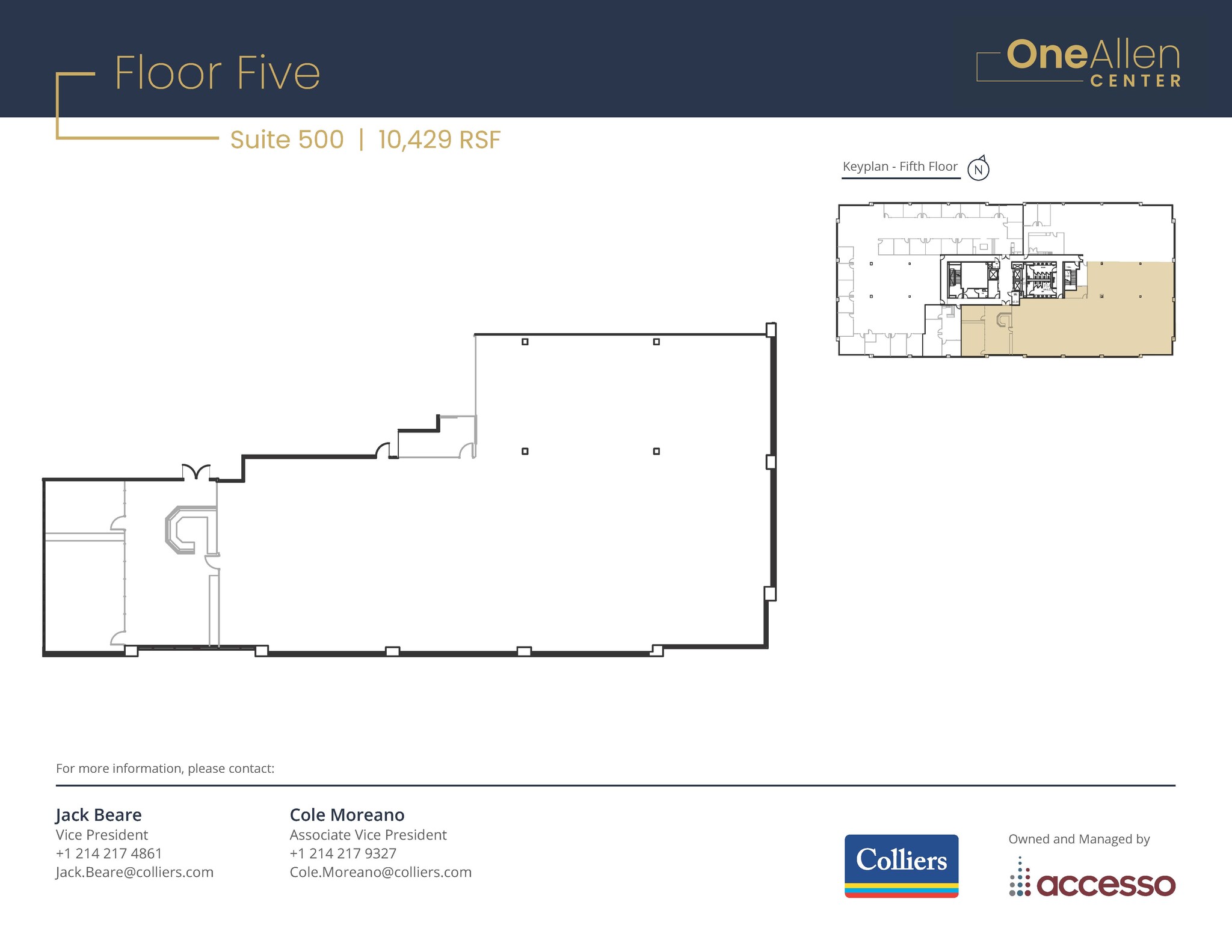 700 Central Expy S, Allen, TX à louer Plan d’étage– Image 1 sur 1