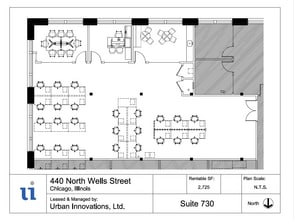 440 N Wells St, Chicago, IL à louer Plan d’étage– Image 1 sur 8
