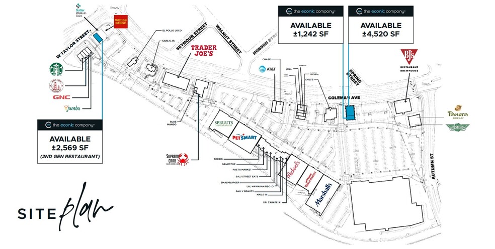 533 Coleman Ave, San Jose, CA à louer - Plan de site – Image 3 sur 3