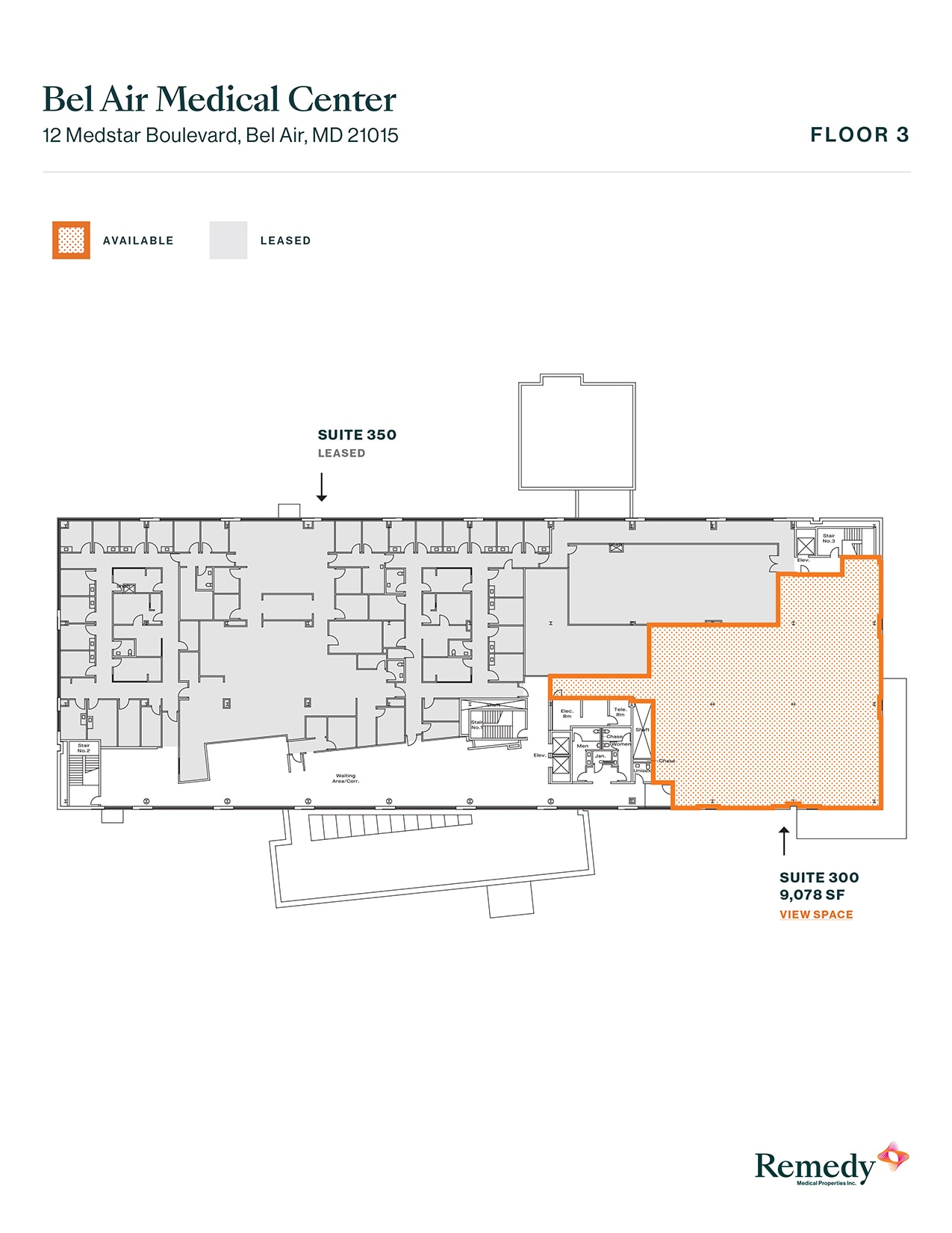 12 MedStar Blvd, Bel Air, MD à louer Plan d’étage– Image 1 sur 2