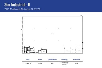 7935 114th Ave, Largo, FL à louer Plan d’étage– Image 1 sur 1