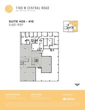 1100 W Central Rd, Arlington Heights, IL à louer Plan d’étage– Image 2 sur 2