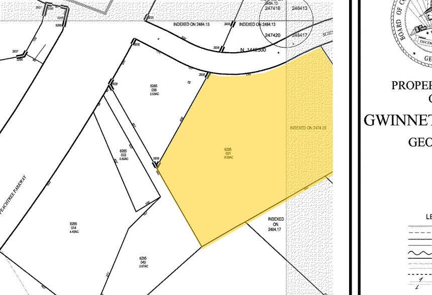 230 Scientific Dr, Peachtree Corners, GA à vendre - Plan cadastral – Image 3 sur 7