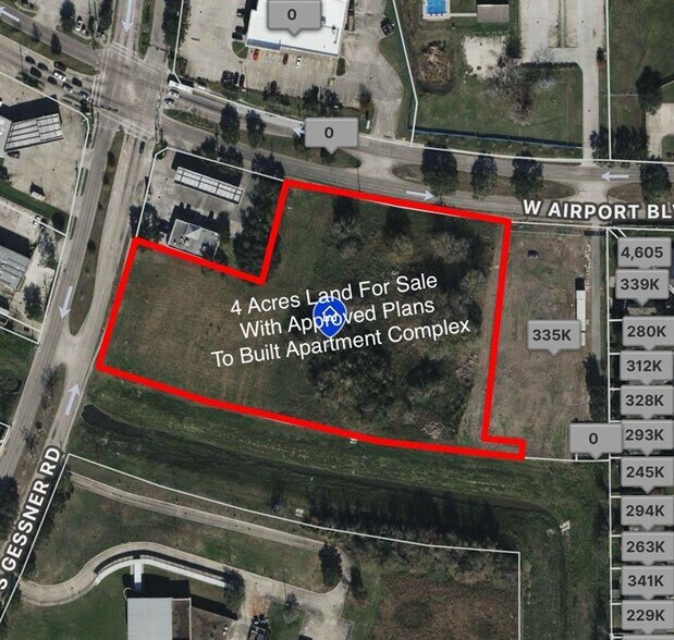 12409 S Gessner Rd, Houston, TX à vendre - Photo de l’immeuble – Image 3 sur 8