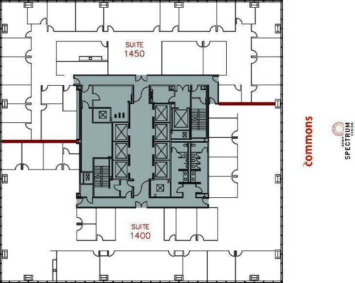 400 Spectrum Center Dr, Irvine, CA à louer Plan d’étage– Image 1 sur 1