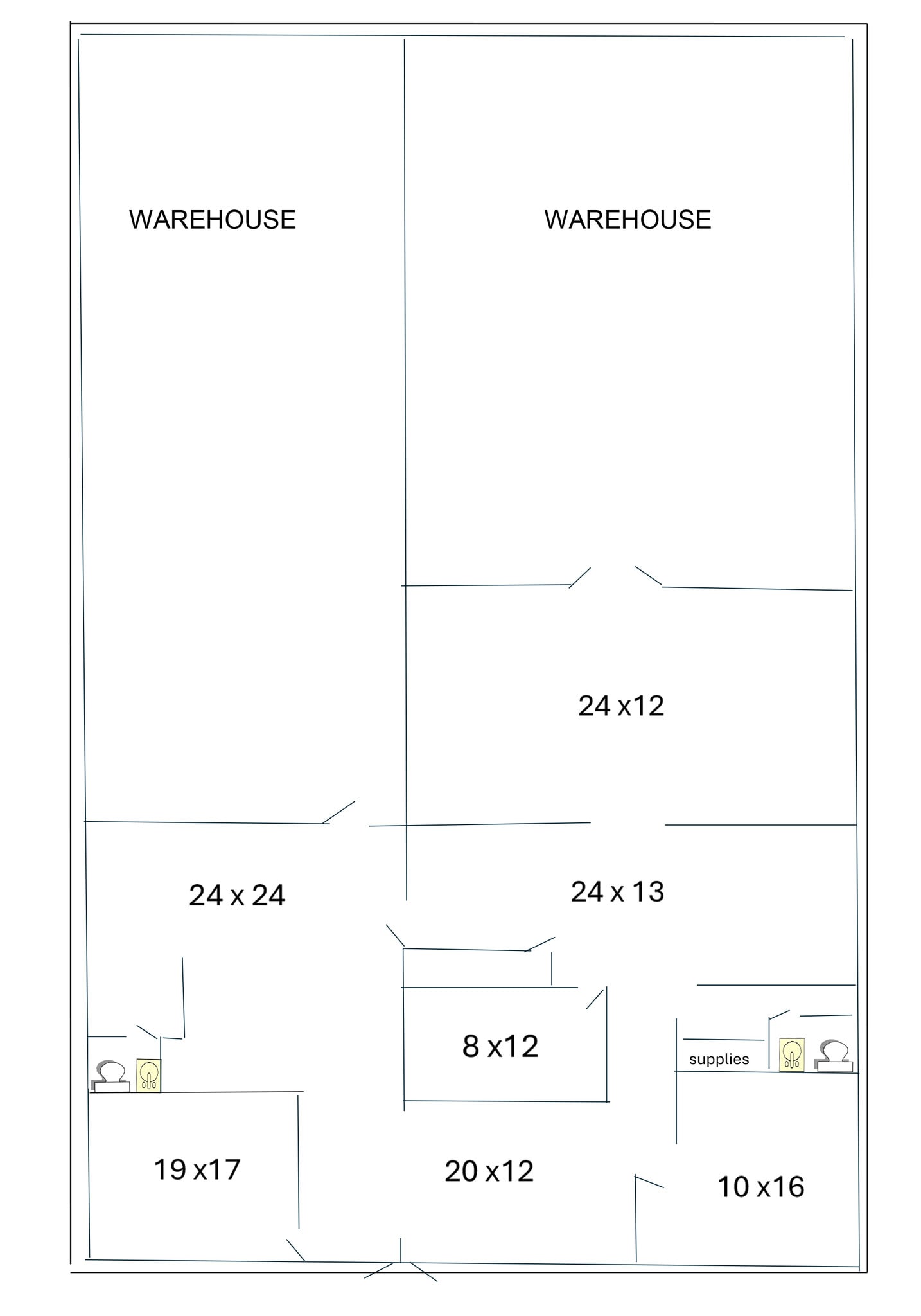 102-140 Trade Center Dr, Saint Peters, MO à louer Plan d’étage– Image 1 sur 1
