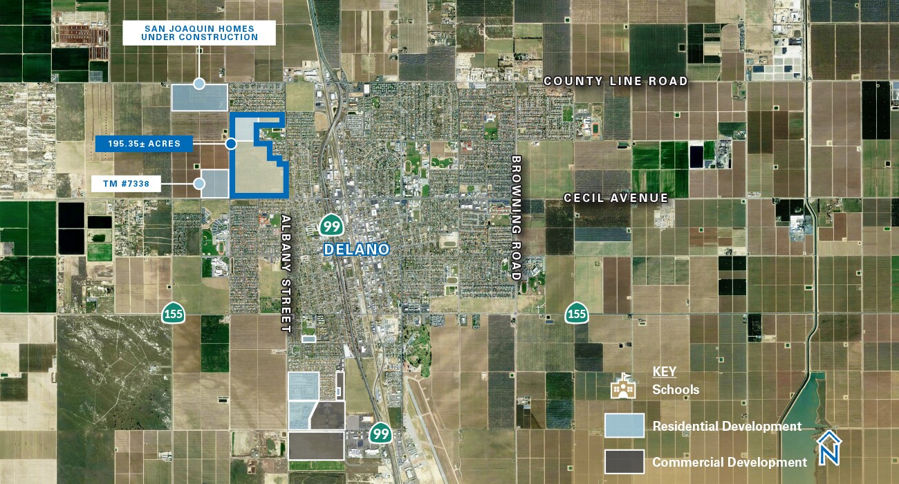 Albany and County Line Rd, Delano, CA à vendre Photo de l’immeuble– Image 1 sur 2