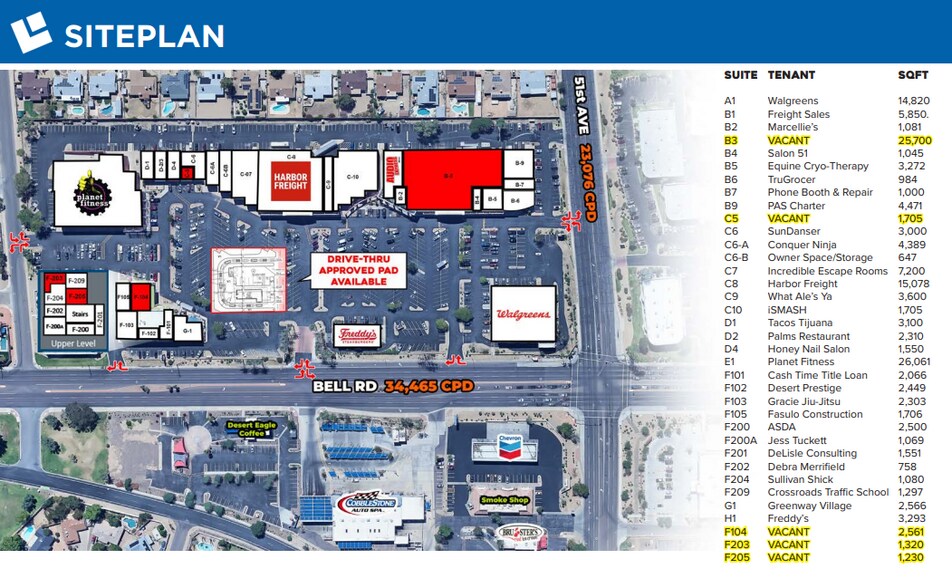 4915-4965 N 51st Ave, Glendale, AZ à louer - Photo de l’immeuble – Image 3 sur 8