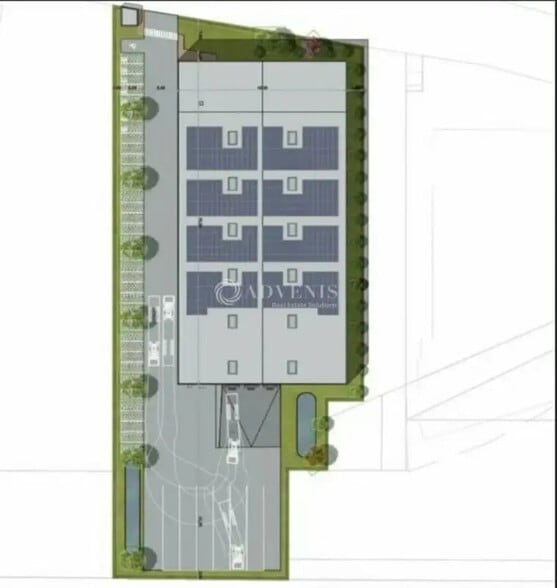 Avenue De La Gare, Louvres à vendre - Plan de site – Image 2 sur 3