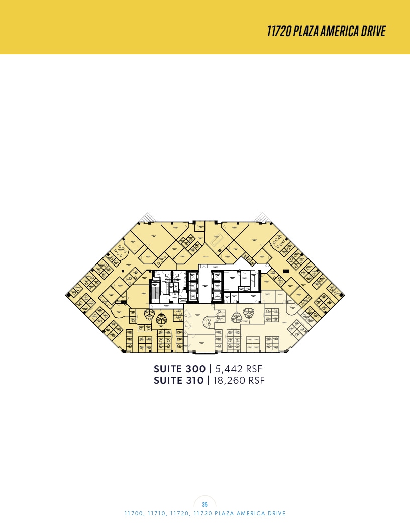 11700 Plaza America Dr, Reston, VA à louer Plan d’étage– Image 1 sur 1