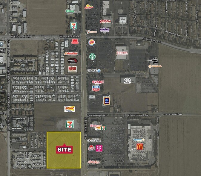 1868 S San Jacinto Ave, San Jacinto, CA à vendre - Aérien – Image 3 sur 3