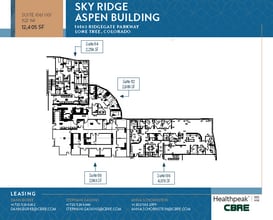 10535 Park Meadows Blvd, Lone Tree, CO à louer Plan d’étage– Image 1 sur 2