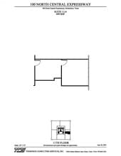 100 N Central Expy, Richardson, TX à louer Plan d’étage– Image 1 sur 2