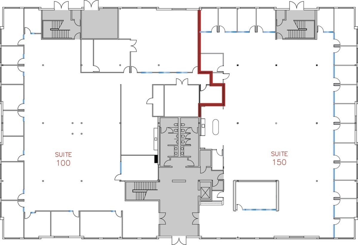 4790 Eastgate Mall, San Diego, CA à louer Plan d’étage– Image 1 sur 1