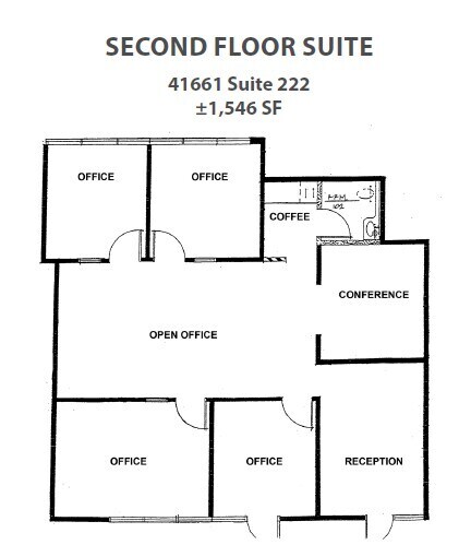 41661 Enterprise Cir N, Temecula, CA à louer Plan d’étage– Image 1 sur 1