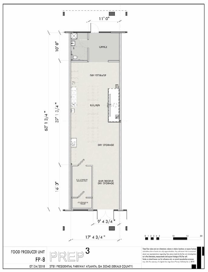 3781 Presidential Pkwy, Atlanta, GA à louer Plan d’étage– Image 1 sur 1