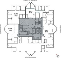 2121 Avenue of the Stars, Century City, CA à louer Plan d’étage– Image 1 sur 1