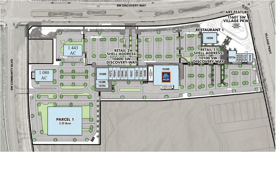 11325 SW Discovery Way, Port Saint Lucie, FL à louer - Plan de site – Image 2 sur 2