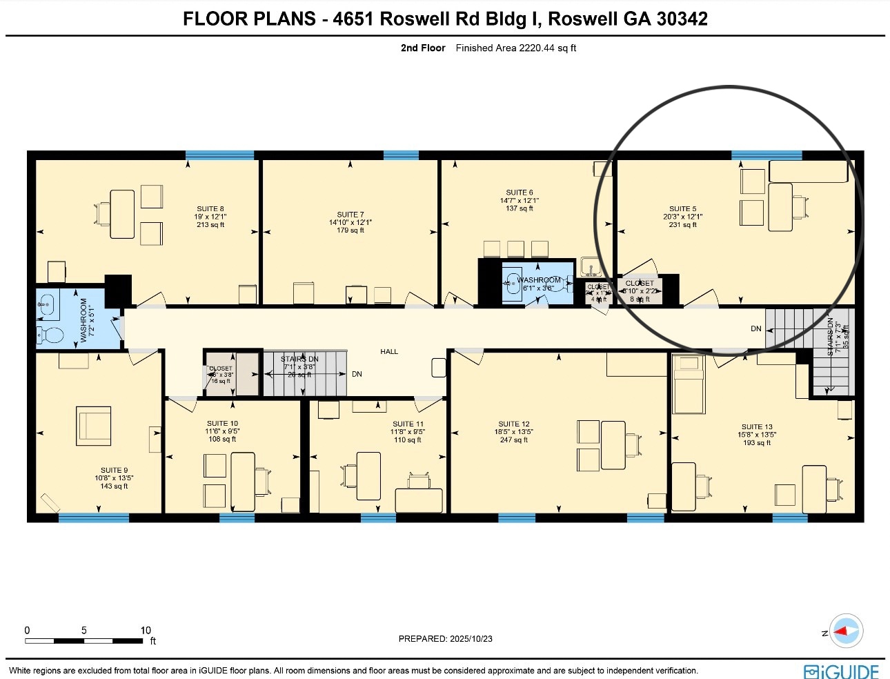 4651 Roswell Rd NE, Atlanta, GA à louer Plan d’étage– Image 1 sur 4