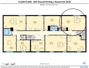 4651 Roswell Rd NE, Atlanta, GA à louer Plan d’étage– Image 1 sur 4