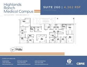 640 Plaza Dr, Highlands Ranch, CO à louer Plan d’étage– Image 1 sur 1