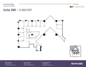 6 Concourse Pky NE, Atlanta, GA à louer Plan d’étage– Image 1 sur 1