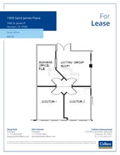 1900 St James Pl, Houston, TX à louer Plan d’étage– Image 1 sur 1