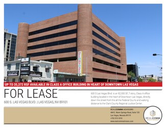 Plus de détails pour 600 S Las Vegas Blvd, Las Vegas, NV - Bureau, Local commercial à louer