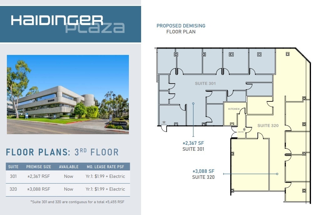 5095 Murphy Canyon Rd, San Diego, CA à louer Plan d’étage– Image 1 sur 1